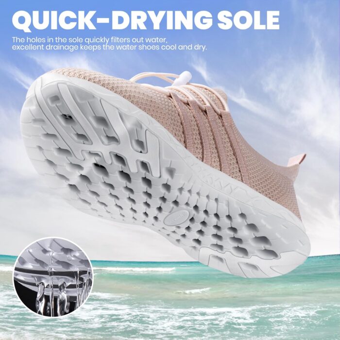 SEEKWAY Mens Womens Water Shoes Quick Dry Aqua Shoes Barefoot for Beach Surf Hiking Pool Water Sports - Image 3