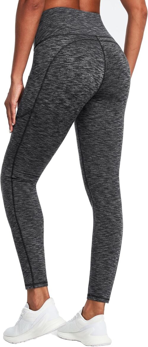 IUGA Fleece Lined Leggings Women Thermal Leggings for Women Winter Warm Tights High Waisted Hiking Yoga Pants with Pockets