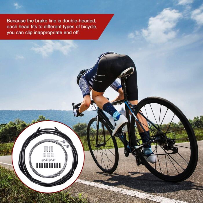 Boao Universal Bicycle Transmission Line Bicycle Shift Derailleur Cable and Brake Cable Kit for Mountain Road Bike Repair - Image 7