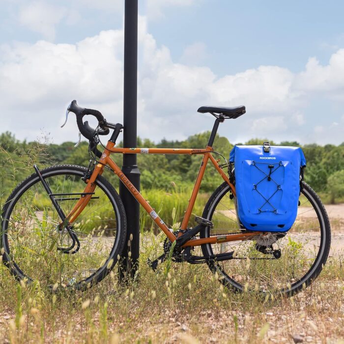 ROCKBROS Bike Panniers Waterproof Bike Rear Rack Bag Max 30L Large Capacity Bike Rear Panniers for Cycling Traveling Commuting - Image 8