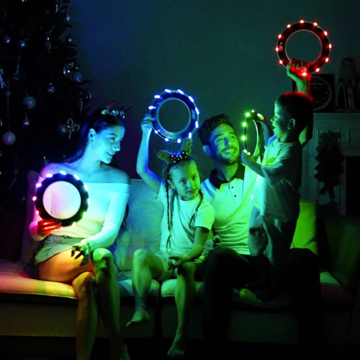 TOSY Flying Ring - 16 Million Color RGB LEDs or 12 LEDs, Super Bright, Lost Mode, Auto Light Up, Camping Essentials for Kids/Teens/Boy/Girl, Safe & Soft, Waterproof, Pool/Beach Games, Lightweight Toy - Image 6
