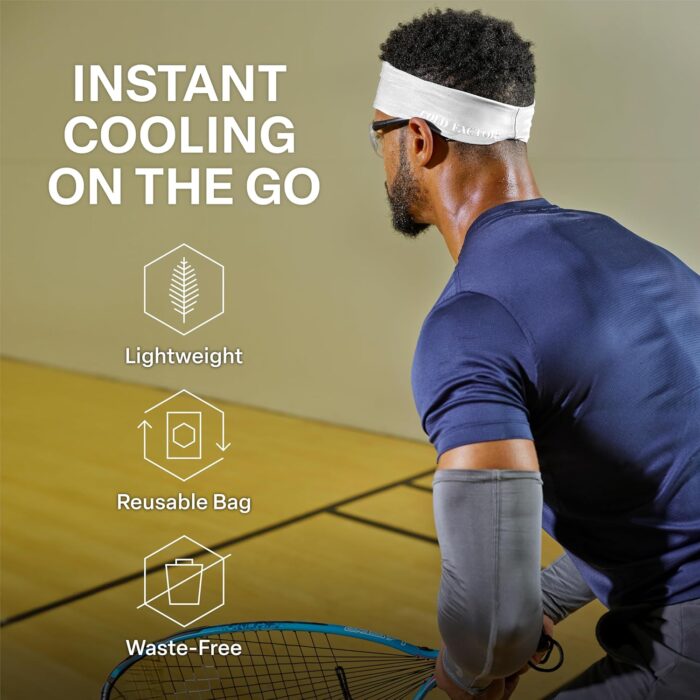 COLD FACTOR Instant Cooling Headband 3 Pack | Advanced Evaporative Comfort for Sports & Outdoor | UPF 50+ Protection | Long-Lasting Coolness | Ideal for Fitness, Hiking, Yoga, & Running - Image 7