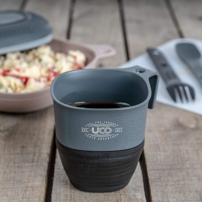 UCO 6-Piece Camping Mess Kit with Bowl, Plate, Camp Cup, and Switch Spork Utensil Set - Image 7
