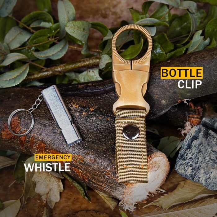 Survival Kit 14 in 1, Survival Gear and Equipment, Gifts for Men Dad Husband Him, Outdoor Fishing Hunting Camping Anniversary Birthday Gift Ideas for Him Teenage Boy Women - Image 7