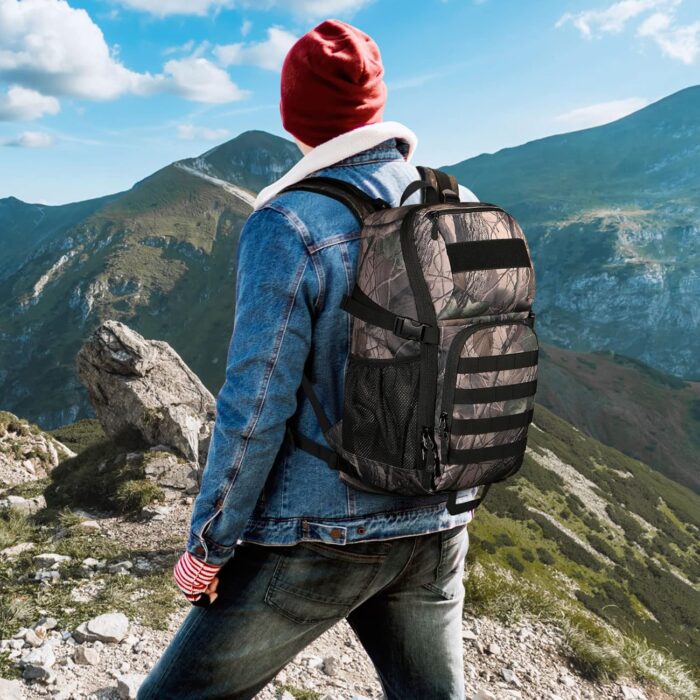 HUNTVP Military MOLLE Backpack Hunting Rucksack Gear Tactical Backpack Assault Pack 25L - Image 6