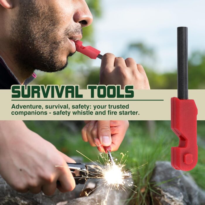MOSSY OAK Multitool, 19-in-1 Stainless Steel Multi Tool Pliers, Survival Tools with Fire Starter, Window Breaker, Whistler, Self-locking EDC Gear with Sheath for Outdoor, Survival, Camping, Hiking - Image 4