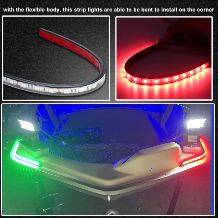 LED Navigation Light, Red and Green Marine Lights for Boats, Bow Lights for Night Fishing and Boating - Image 6