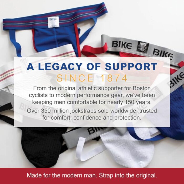 Athletic Classic Jockstrap | Soft Cotton Pouch for Breathable Comfort | Durable 3-Inch Elastic Waistband - Image 7