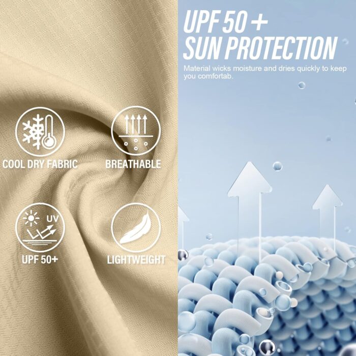 Women's UPF 50 Long Sleeve UV Sun Protection Safari Shirts Outdoor Quick Dry Fishing Hiking Travel Shirts - Image 8