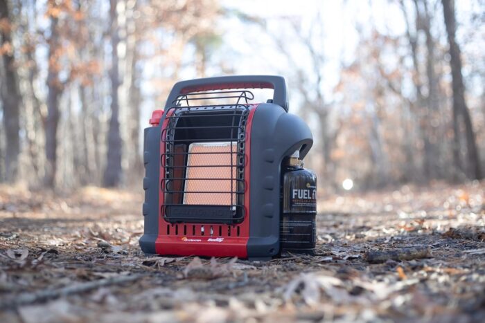 Mr. Heater Portable Buddy Heater MH9BX 4,000-9,000 BTU Indoor-Safe Propane Radiant Heater For Campers, Workshops, Job Sites, Patios & More - Red, Black - Image 12
