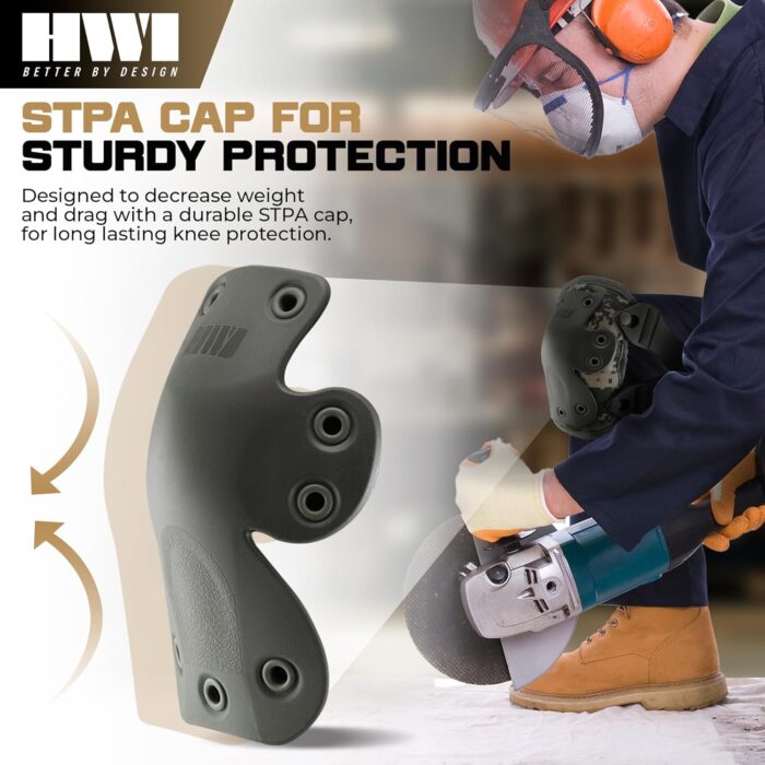 Next Generation Knee Pad for Protection: Combat, Mechanics, Construction, Hunting, Landscaping, Outdoor Survival, Heavy Duty Industrial Grade, Adjustable - Image 6