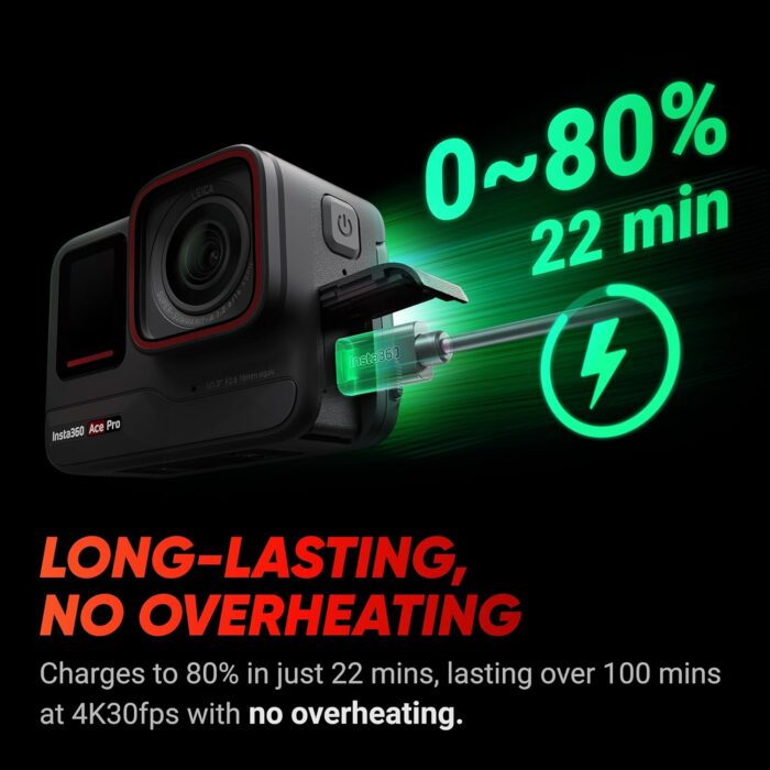 Insta360 Ace Pro - Waterproof Action Camera Co-Engineered with Leica, Flagship 1/1.3" Sensor and AI Noise Reduction for Unbeatable Image Quality, 4K120fps, 2.4" Flip Screen & Advanced AI Features - Image 8