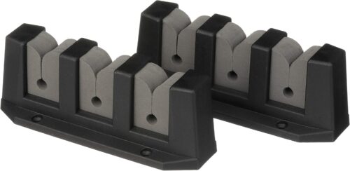 Seachoice 3-Rod Storage Holder, Black, ABS Plastic