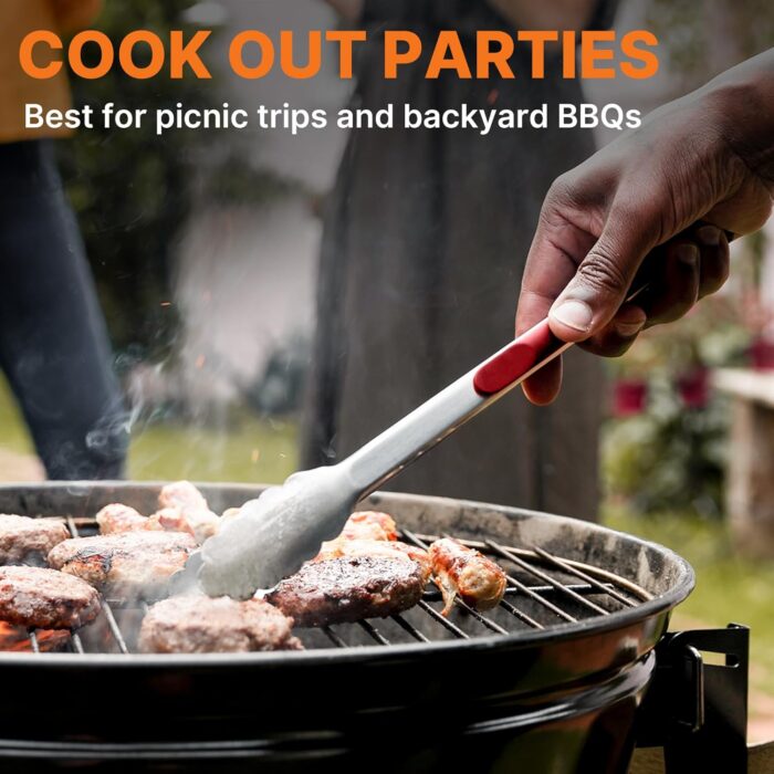 Camping Cooking Utensils Set Grilling Cookware Camp Kitchen Rotating Marshmallow Roasting Sticks BBQ Forks, Portable RV Camping Essentials Camper Must Haves for Cookouts Open Fire Pit - Image 3