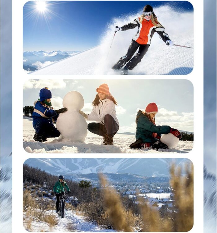 Cold-Weather-Motorcycle-Gloves-Outdoor-Sports-Snow-Ski-Mittens for Men - Image 3