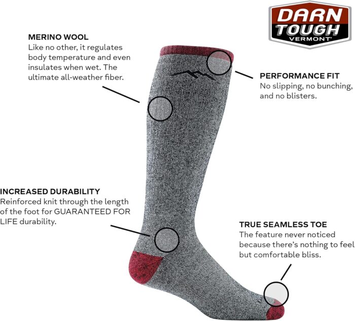 Darn Tough Mountaineering OTC Extra Cushion Sock - Men's - Image 2