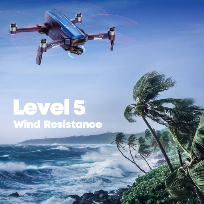 V11PRO Drone with 8K Camera for Adults, 3-Axis Gimbal Drones with 4K/30fps Video, 1/2 CMOS Sensor, 80min Flight Time with 2 Batteries, 6KM Video Transmission Quadcopter, Professional Drone - Image 7