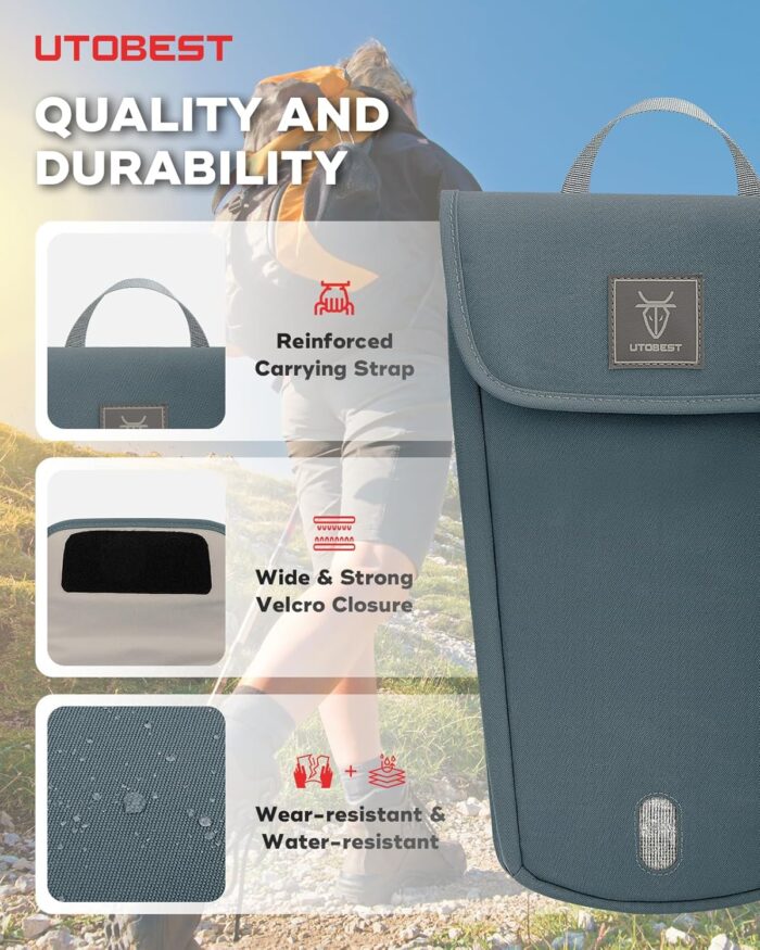 UTOBEST Insulated Insulation Bag, Fits 2L&3L Hydration Water Bladders, Lightweight & Water Resistant, Bladder is NOT Included - Image 6