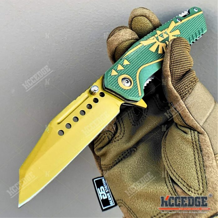 KCCEDGE BEST CUTLERY SOURCE Pocket Knife Camping Accessories Survival Kit 8" Folding Knife 3cr13 Stainless Steel Blade Tactical Knife Hunting Knife Camping Gear 80152 - Image 2