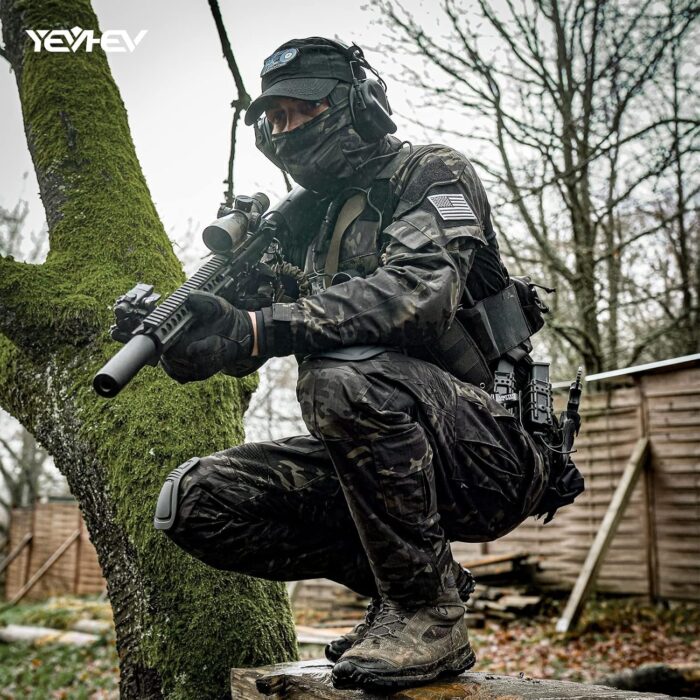 G3 Camouflage Shirt with Elbow Pads for Men Tactical Hunting Uniform Paintball Gear - Image 5