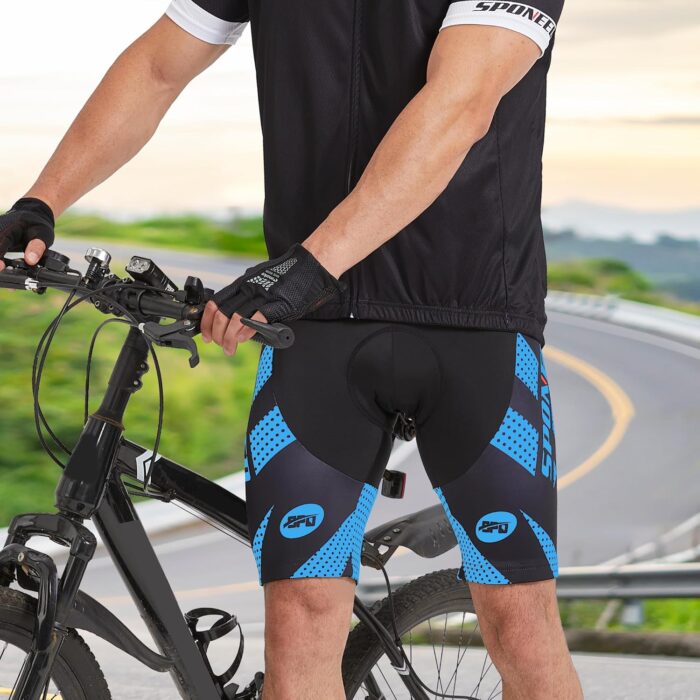 sponeed Men's Cycling Shorts Padded Bicycle Riding Pants Bike Biking Clothes Cycle Wear Tights - Image 3
