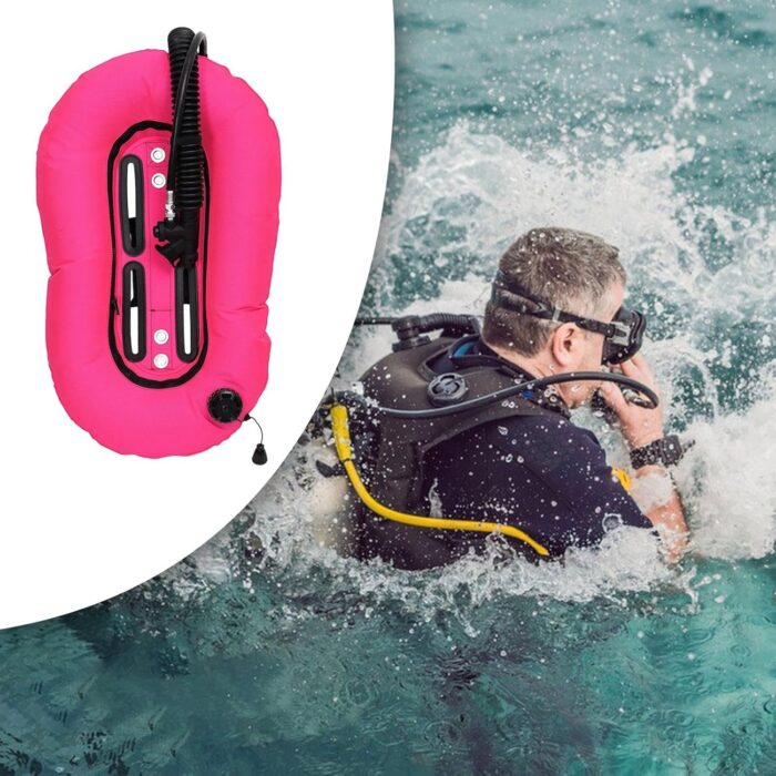 Diving Snorkeling Donut Wing Single Tank,Scuba BCD Set Accessory,BCD Buoyancy Compensator,for Underwater,Outdoor,Snorkeling - Image 3