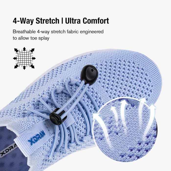 KOLILI Women's Stylish Water Shoes, Tennis Walking Shoes with Arch Support, Best for Water Sports, Travel & Walk - Image 4