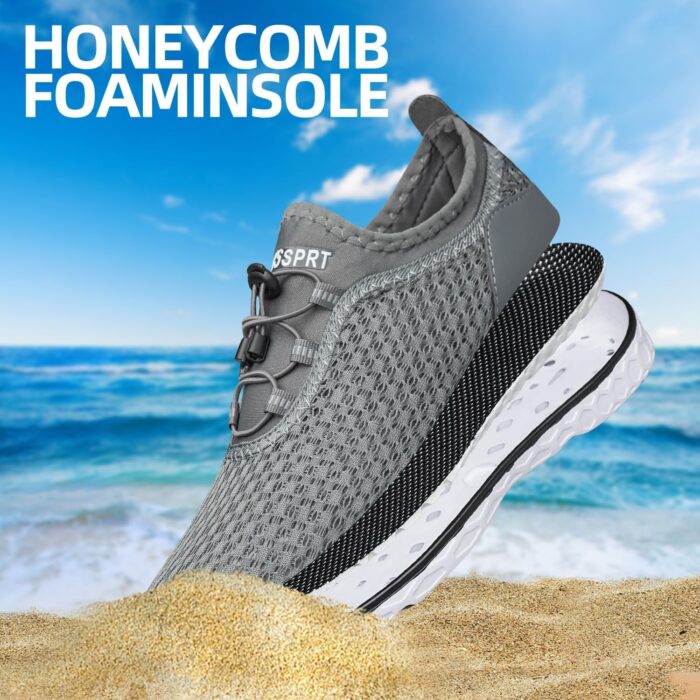 DOUSSPRT Men's Water Shoes Quick Drying Sports Aqua Shoes - Image 5
