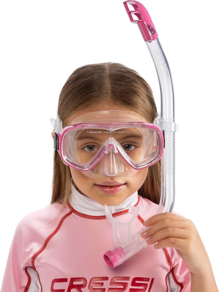 Cressi Children Wide View Comfortable Snorkeling Set - Ondina & Top Jr: made in Italy - Image 5