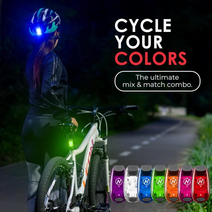 LED Safety Light (2 Pack) - Clip On Strobe/Running Lights for Runners, Dog, Bike, Walking, Boat, Kayak, Stroller and More - High Visibility Accessories for Your Reflective Gear, Bicycle - Image 7