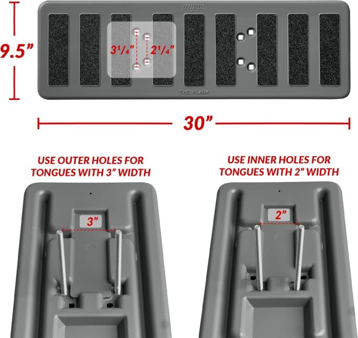 Wise 101 - The Plank - Boat Trailer Tongue Walkway Platform, Grey - Image 7