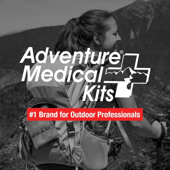 Adventure Medical Kit Ultralight/Watertight Medical Kit .5-1 Person, 1-2 Days - Includes Bandages, Blister Essentials & More - Perfect for Hiking, Biking & Climbing - Image 7
