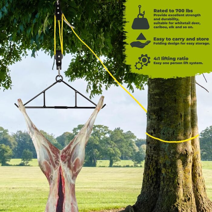 Highwild Game Hanging Gambrel & Hoist Kit - Image 3