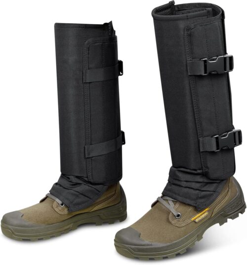 Skiguard Snake Guard Gaiters - Waterproof Chaps for Lower Legs, Bite Proof Guardz, Adjustable Size
