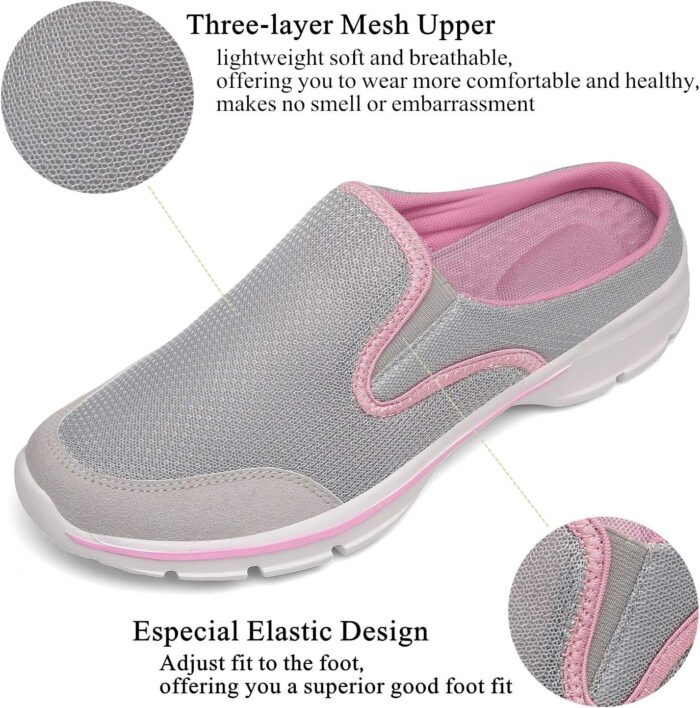 INMINPIN Unisex Slippers Casual Clog House Shoes Comfort Slip-On Walking Mules with Indoor Outdoor Anti-Skid Sole for Men and Women - Image 2