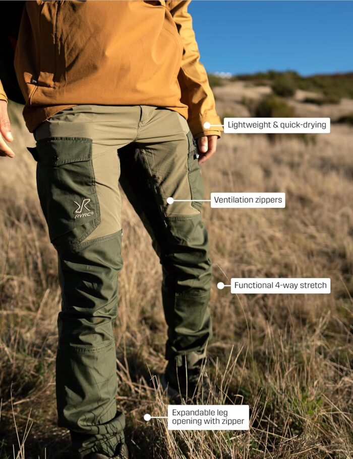 RevolutionRace Rambler Lightweight Pro Pants for Men, Lightweight Outdoor and Hiking Pants - Image 6
