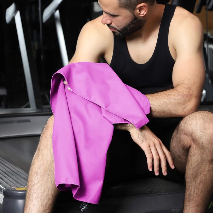 Rainleaf Microfiber Towel Perfect Travel & Gym & Camping Towel. Quick Dry - Super Absorbent - Ultra Compact - Lightweight. Suitable for Trip, Beach, Shower, Backpacking, Pool - Image 5
