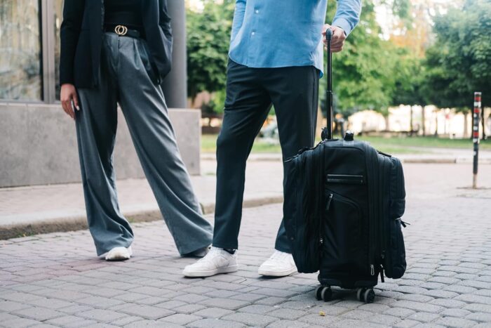 Trilogy Modular System I Modular 4-wheel spinner carry-on, with two zip-off bags! All 3 are Expandable! You get 3 bags in 1! Mix and match; take apart to fit crowded airplane spaces (Black) - Image 6