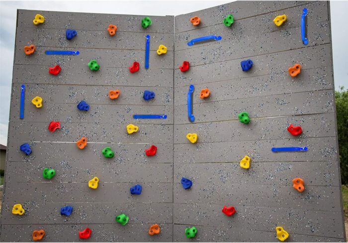 Rainbow Craft DIY Monkey Rock Climbing Holds for Kids - Wall Climbing Rocks of 20pc Rock Wall Holds, 2pc Handles & 1pc 8ft Knotted Climbing Rope - Kids Rock Climbing Holds Rock Wall Climbing Kit - Image 7