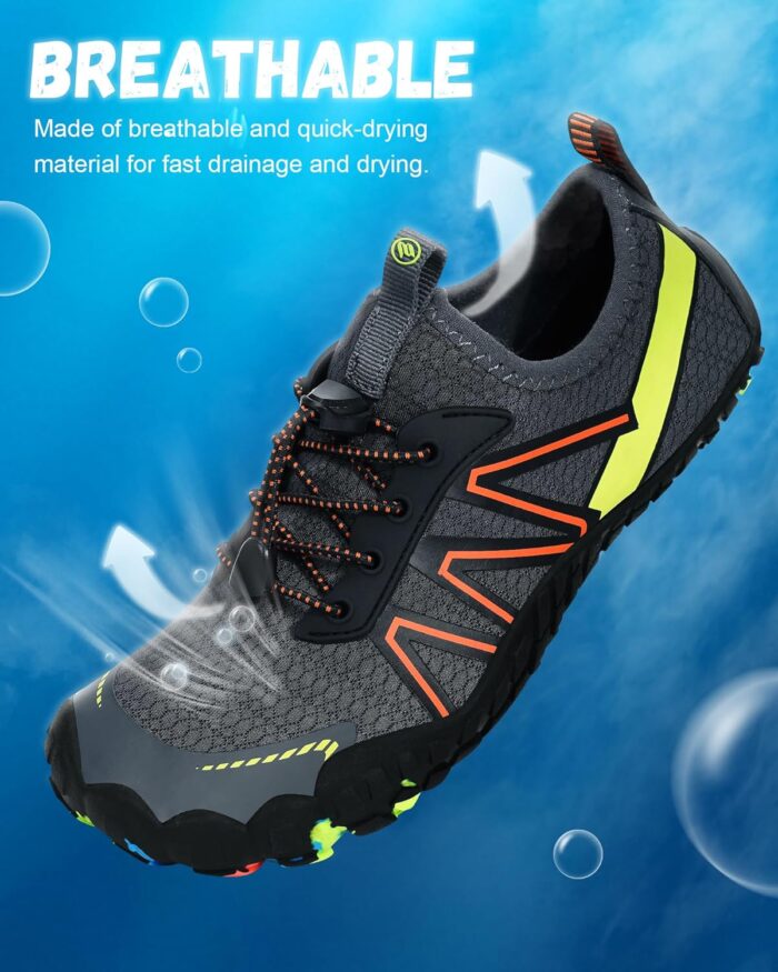 Hike Barefoot Shoes Women Men,Wide Toe Water Shoes 2025 New Breathable Grounded Footwear Non-Slip Fashion Hiking Shoe for Walking Swim Pool Beach Outdoor Water Sports - Image 2