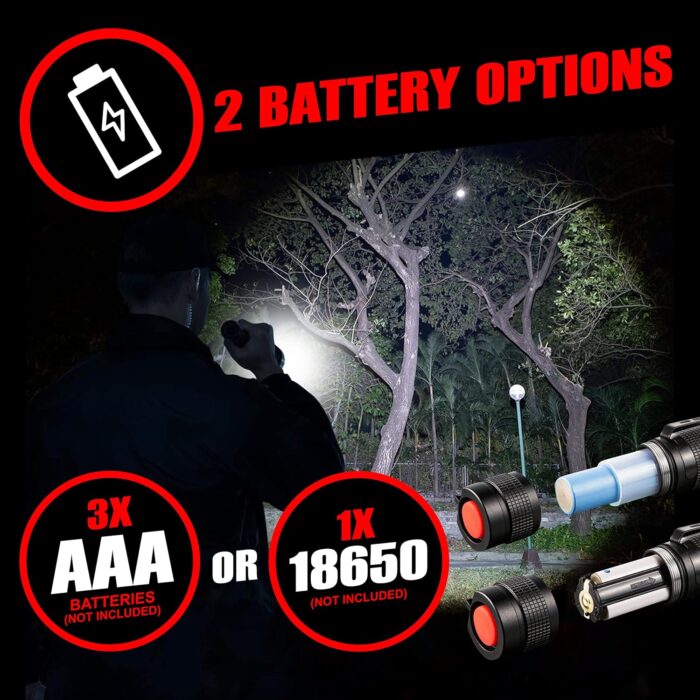 GearLight LED Tactical Flashlights High Lumens - Mini Flashlights for EDC Carry - Compact Powerful Emergency Flashlight Made from Military-Grade Aluminum - Drop Resistant and Water Resistant - Image 5