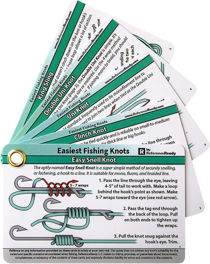 Easiest Fishing Knots: Waterproof Guide on How to Tie 12 Simple Fishing Knots with Mini Carabiner, Perfect for Beginners - Image 7