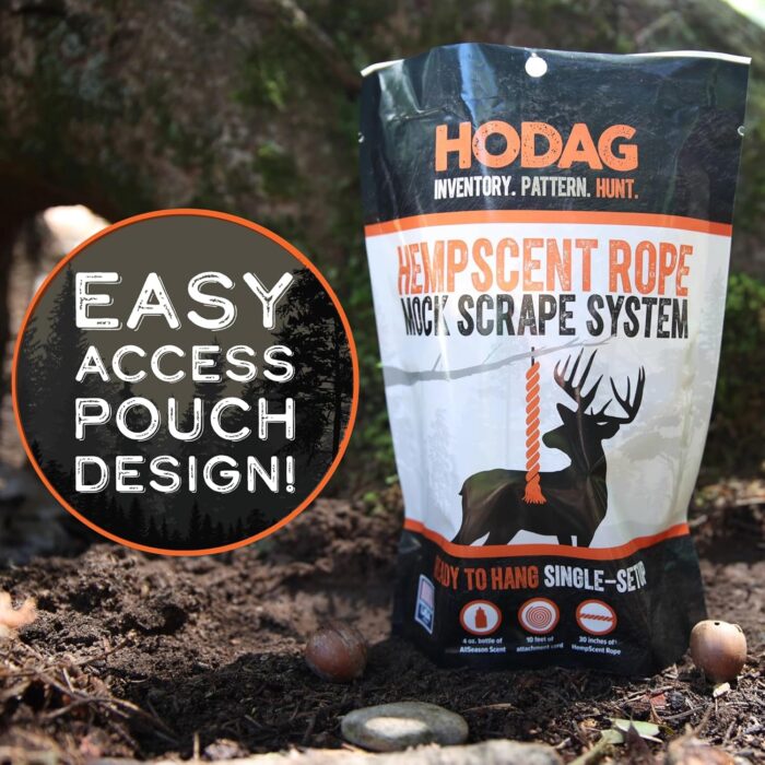 HODAG HempScent Rope Mock Scrape System Single-Setup | Deer Hunting Accessories | Deer Hunting Gear | Trail Camera Accessory | Bow Hunting Accessories | Hemp Rope | Deer Hunting Gifts - Image 6