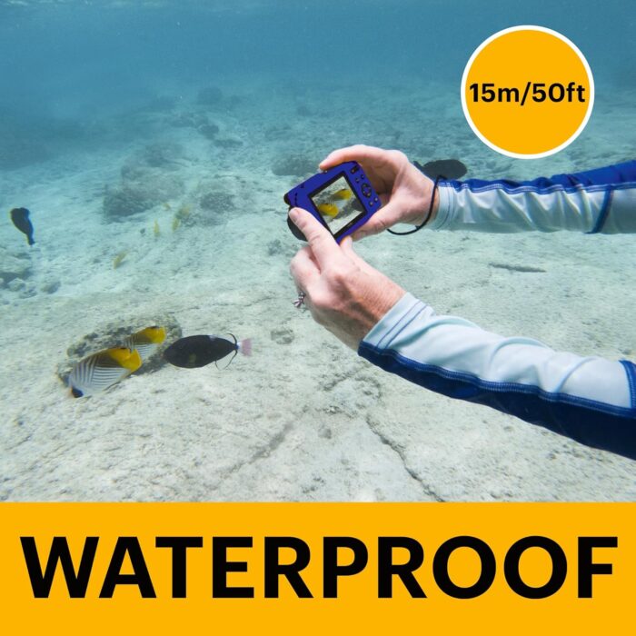 KODAK PIXPRO WPZ2 Rugged Waterproof Shockproof Dustproof WiFi Digital Camera 16MP 4X Optical Zoom 1080P Full HD Video Vlogging Camera 2.7" LCD (Blue) - Image 3