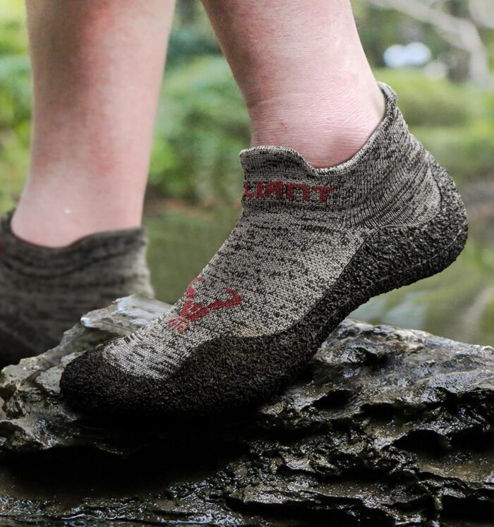 BULLIANT Men Slipper Socks,Grip Socks Hiking Water Shoes Barefoot Shoes for Outdoor Walking Exercises - Image 6