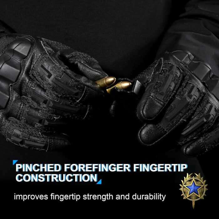 WTACTFUL Rubber Guard Tactical Gloves for Men Touchscreen Airsoft Motorcycle Hunting Outdoor - Image 4