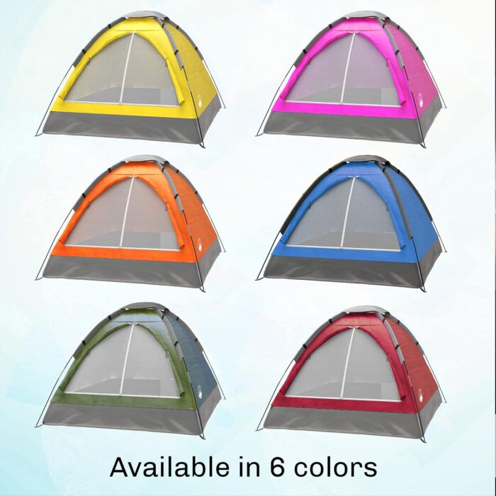2 Person Camping Tent with Rain Fly and Carrying Bag - Image 9
