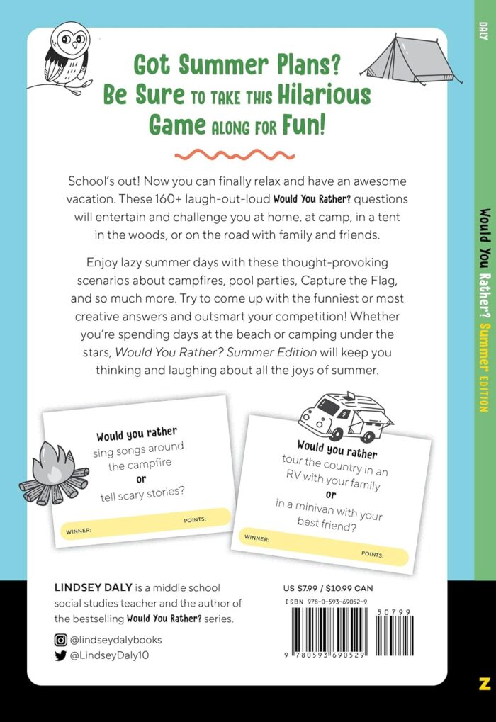 Would You Rather? Summer Edition: Laugh-Out-Loud Game for Camping, Road Trips, and Vacation Travel - Image 2