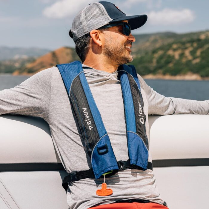 Onyx A/M-24 Automatic/Manual Inflatable Life Jacket, U.S. Coast Guard Approved, Low Profile, Compact Design, Manual Convertible Inflation Option - Image 2
