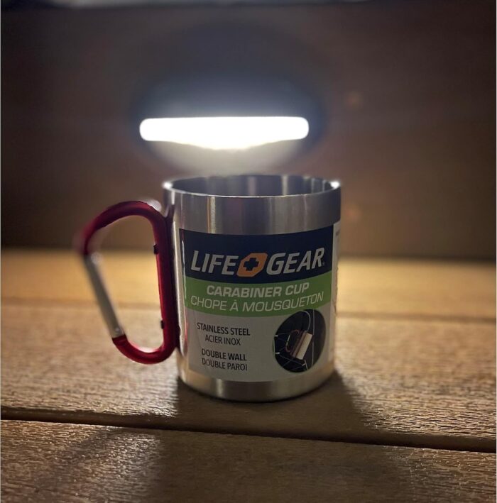 Life Gear Stainless Steel Double Walled Mug with Carabiner Handle - Portable Rockclimbing, Hiking, Backpacking or Camping Travel Cup 10 oz - Image 8